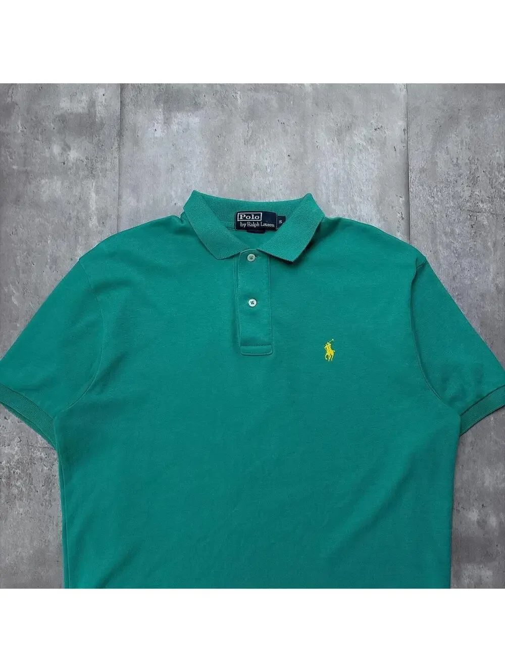Vintage Teal Polo Ralph Lauren Logo Polo Shirt